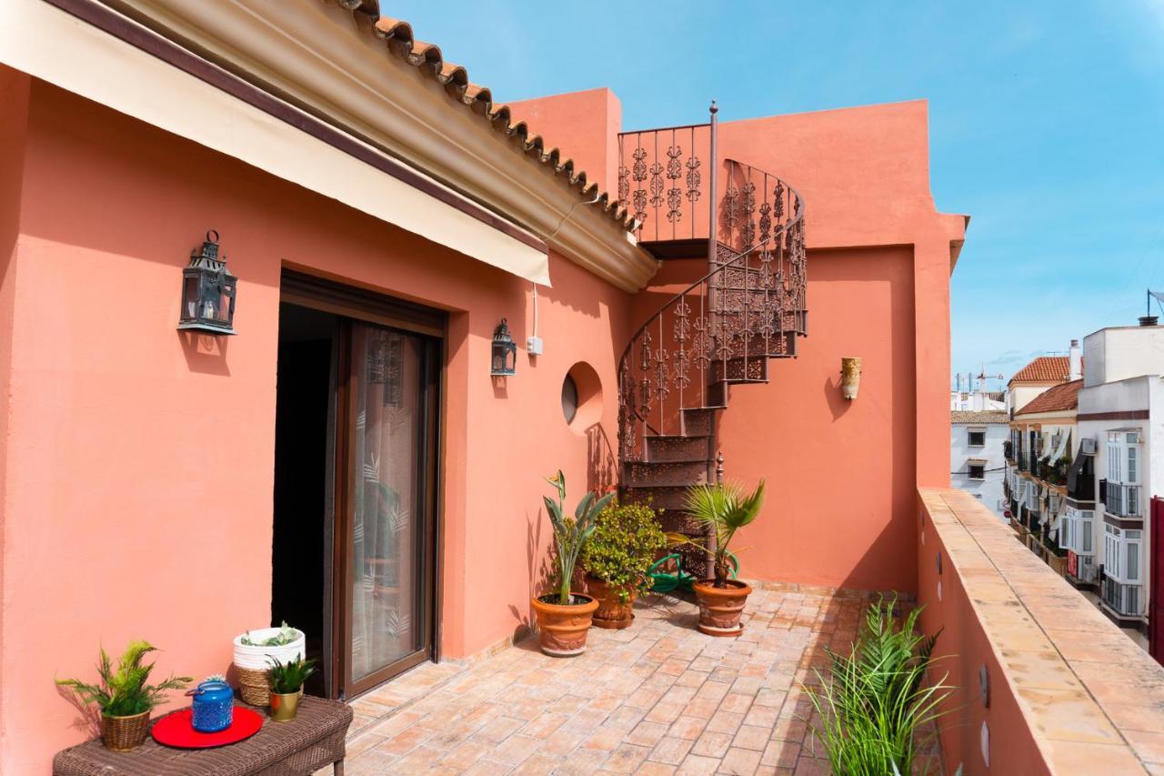 Appartement Atico Imperial Garaje Gratis Centrico Terraza Aire Acond Solarium 2 Banos Wifi A 1Minuto De La Plaza Cabildo à Sanlúcar de Barrameda Extérieur photo